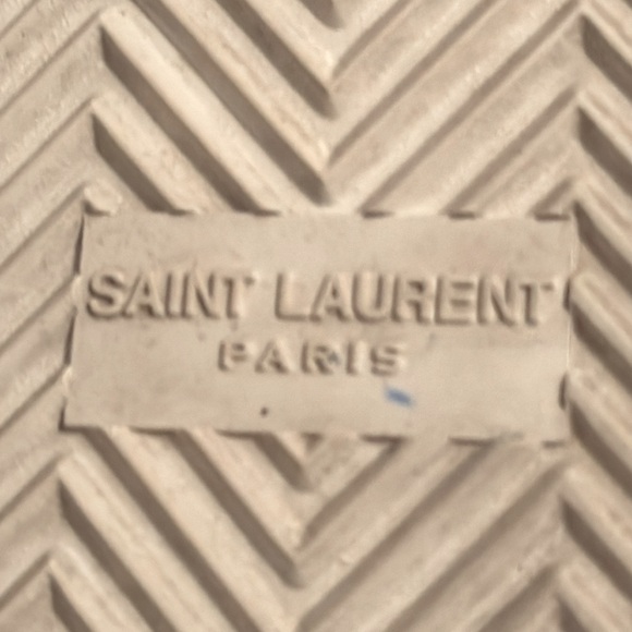 Saint Laurent Malibu Sneakers In Smooth Leather Sz 40 - Picture 8 of 13